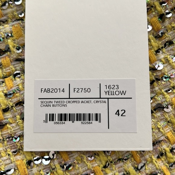 Beautiful tweed Alessandra Rich jacket with crystal buttons. - Picture 6 of 6